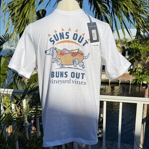 Vineyard Vines White 'Suns Out Buns Out' Kids T-Shirt